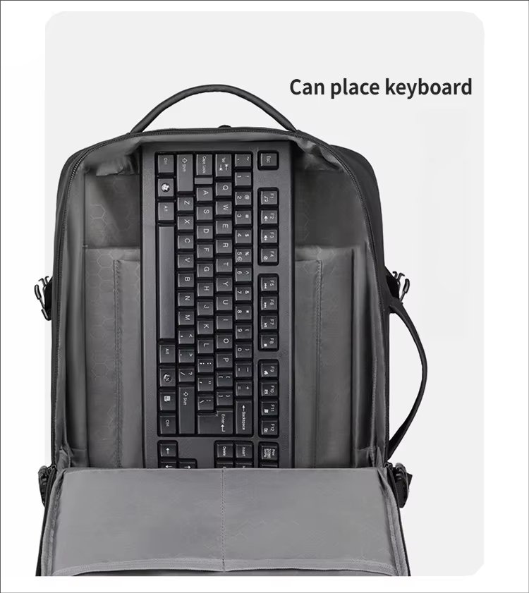 Water-Resistant Large Capacity Expandable Business Travel Oxford Laptop Backpack product detail
