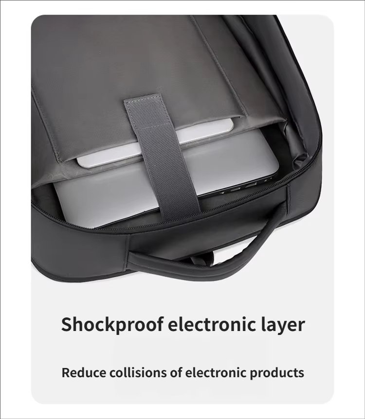 Water-Resistant Large Capacity Expandable Business Travel Oxford Laptop Backpack product detail