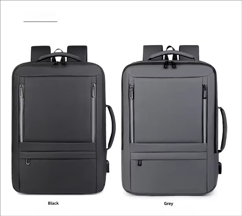 Anti-Theft Water-Resistant Large Capacity Expandable Business Leather Laptop Backpack product detail