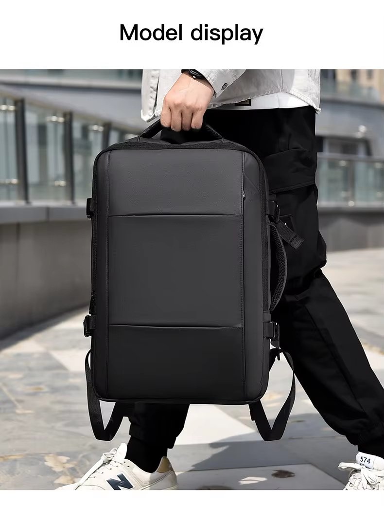 Water-Resistant Large Capacity Expandable Business Travel Oxford Laptop Backpack product detail