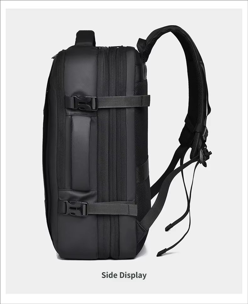 Water-Resistant Large Capacity Expandable Business Travel Oxford Laptop Backpack product detail