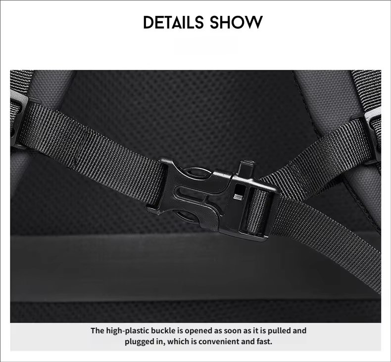 Water-Resistant Large Capacity Expandable Business Travel Oxford Laptop Backpack product detail