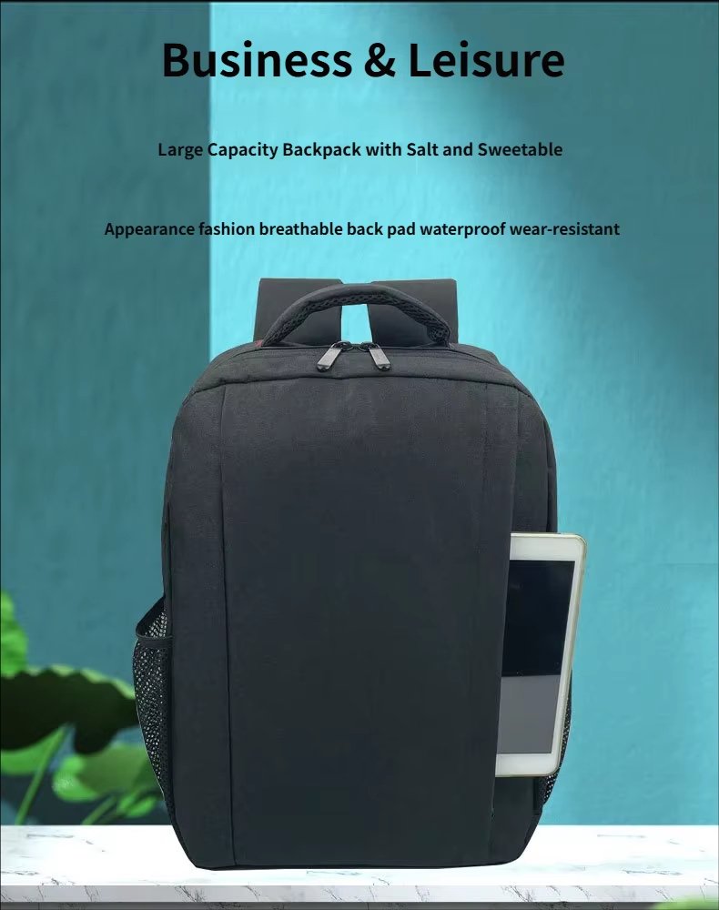Large Capacity Lightweight Business Travel School Oxford Laptop Backpack product detail