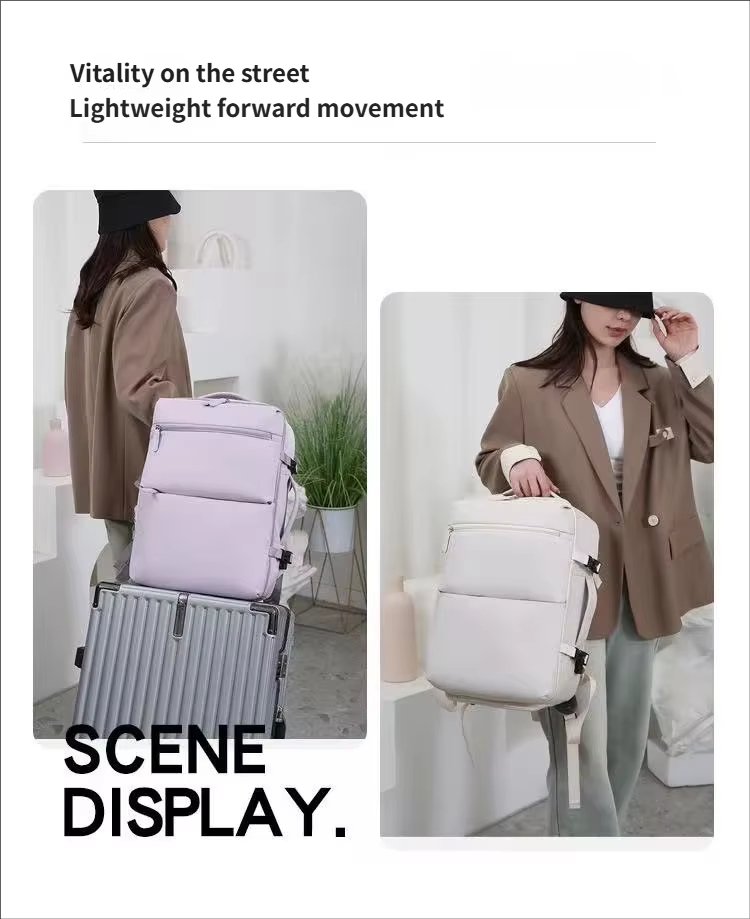 Large Capacity Lightweight USB Travel Oxford Laptop Backpack product detail