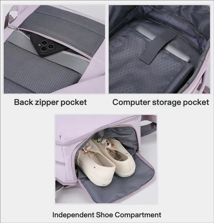Large Capacity Lightweight USB Travel Oxford Laptop Backpack product detail
