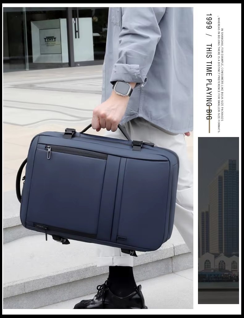 Water-Resistant Large Capacity Business Travel School Oxford Laptop Backpack product detail