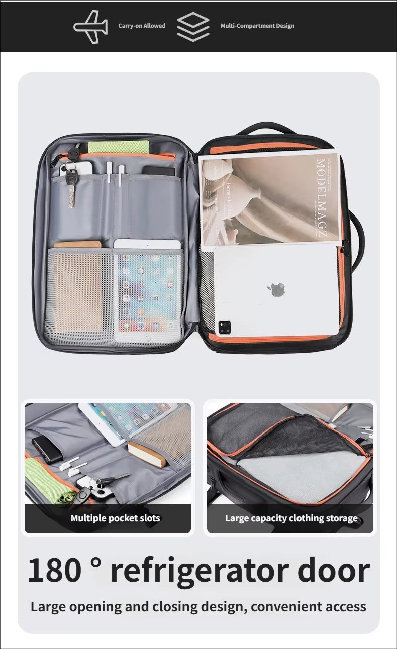 Water-Resistant Large Capacity Business Travel School Oxford Laptop Backpack product detail