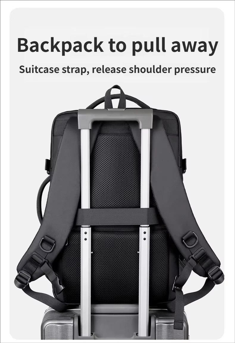 Water-Resistant Large Capacity Business Travel School Oxford Laptop Backpack product detail