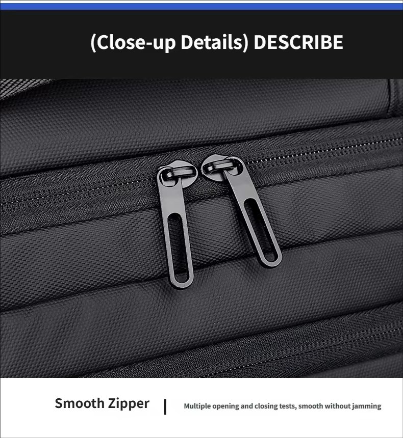 Water-Resistant Large Capacity Business Travel School Oxford Laptop Backpack product detail