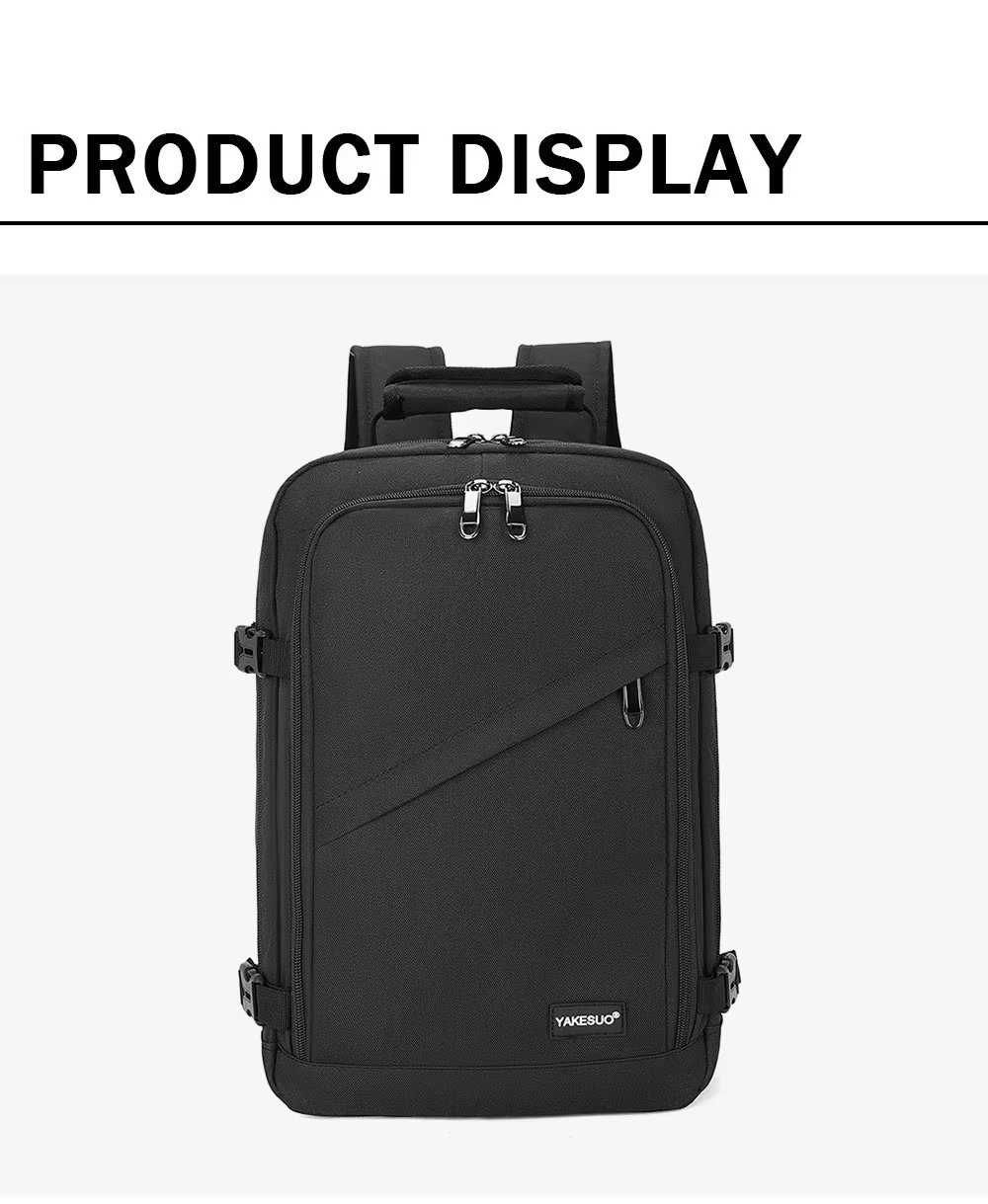 Water-Resistant Large Capacity Business Travel School Oxford Laptop Backpack product detail