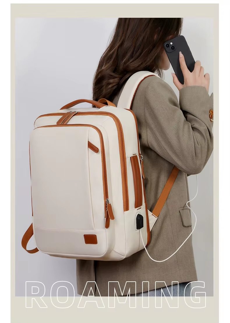 Water-Resistant Large Capacity Modern Business Travel Oxford Laptop Backpack product detail