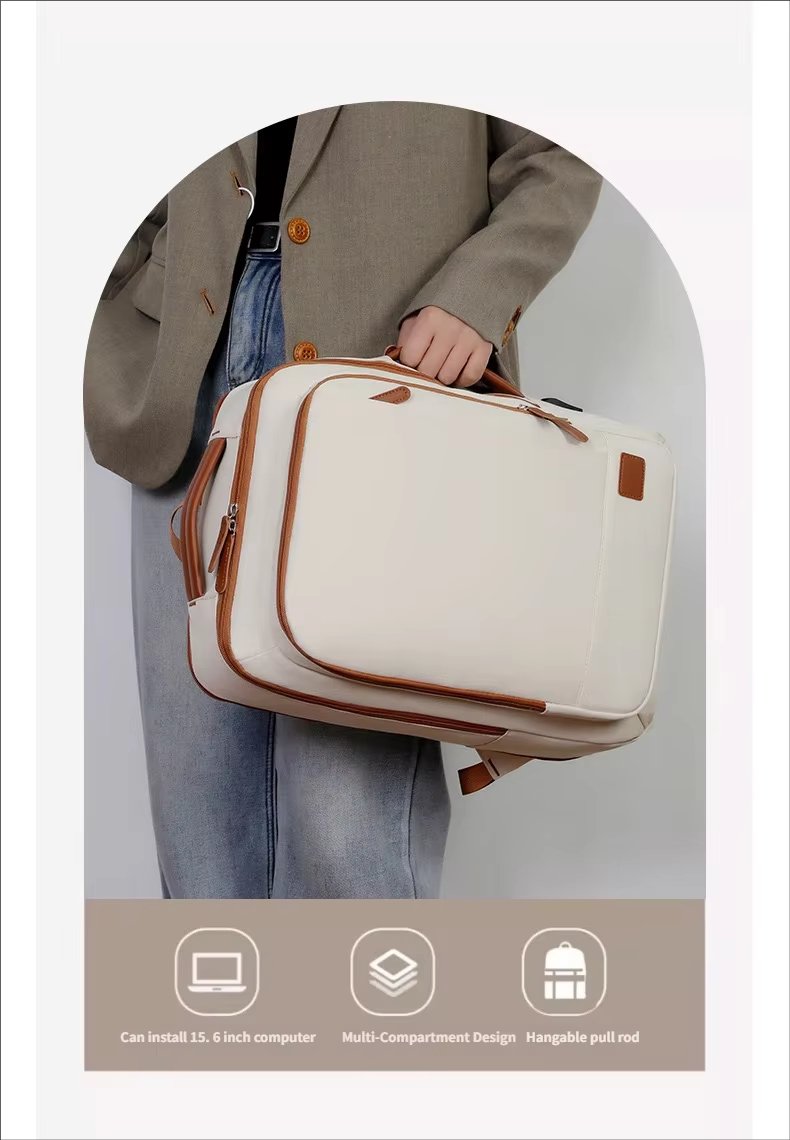 Water-Resistant Large Capacity Modern Business Travel Oxford Laptop Backpack product detail