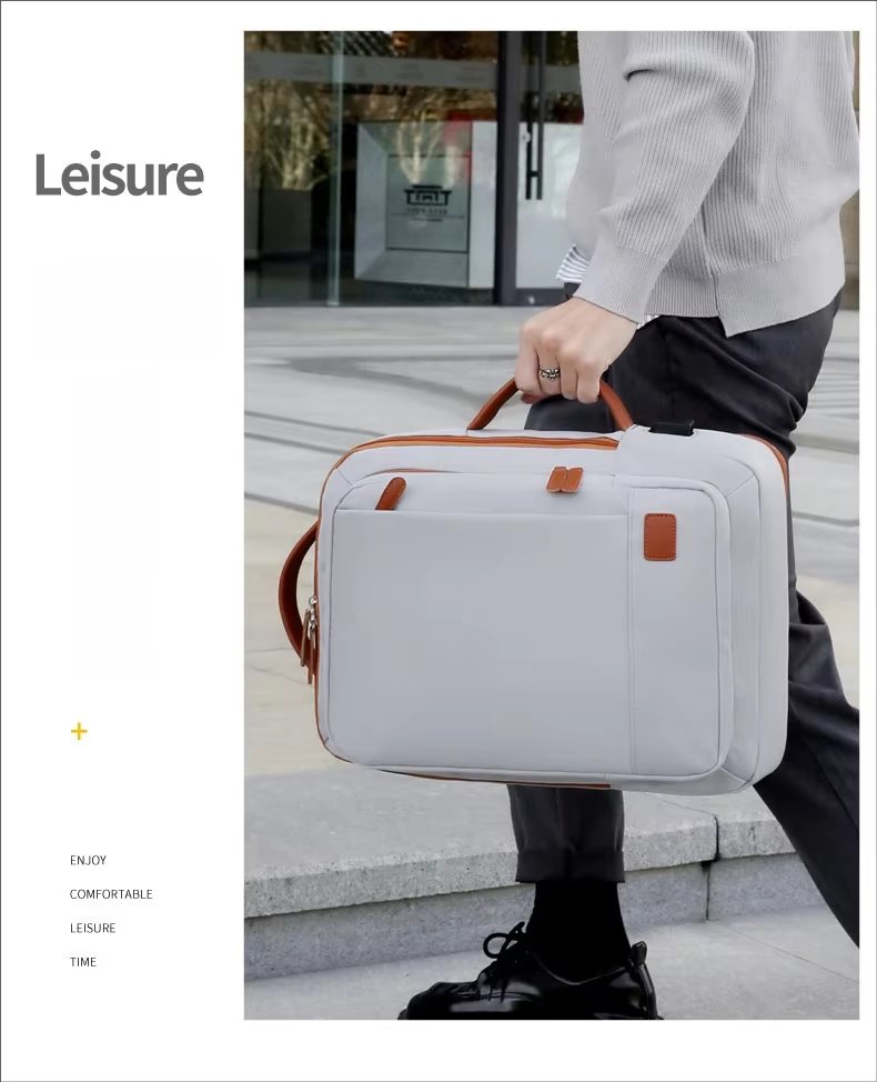 Water-Resistant Large Capacity Modern Business Travel Oxford Laptop Backpack product detail