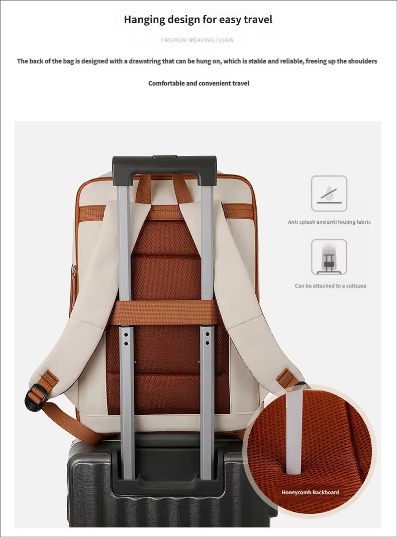 Water-Resistant Large Capacity Modern Business Travel Oxford Laptop Backpack product detail