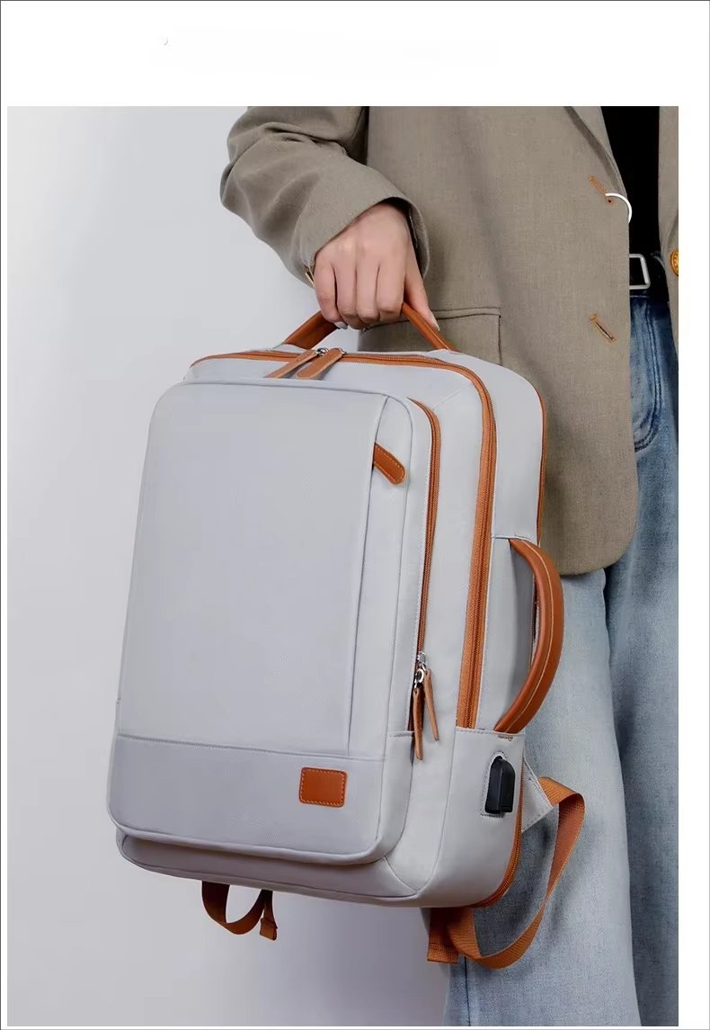 Water-Resistant Large Capacity Modern Business Travel Oxford Laptop Backpack product detail