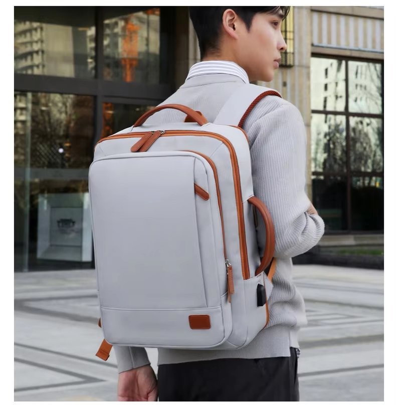 Water-Resistant Large Capacity Modern Business Travel Oxford Laptop Backpack product detail