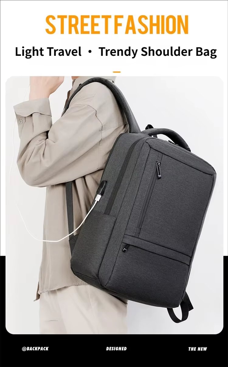 Water-Resistant Expandable Outdoor Business Travel Oxford Laptop Backpack product detail