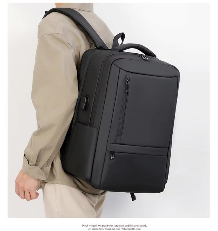 Water-Resistant Expandable Outdoor Business Travel Oxford Laptop Backpack product detail