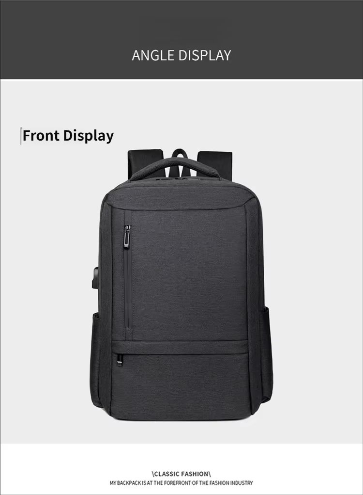 Water-Resistant Expandable Outdoor Business Travel Oxford Laptop Backpack product detail