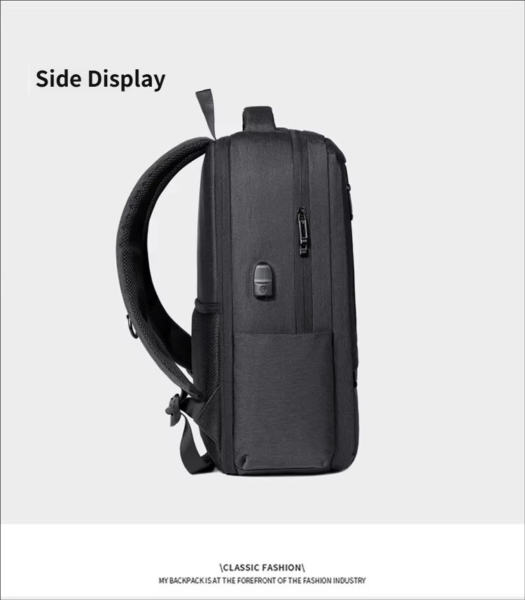 Water-Resistant Expandable Outdoor Business Travel Oxford Laptop Backpack product detail