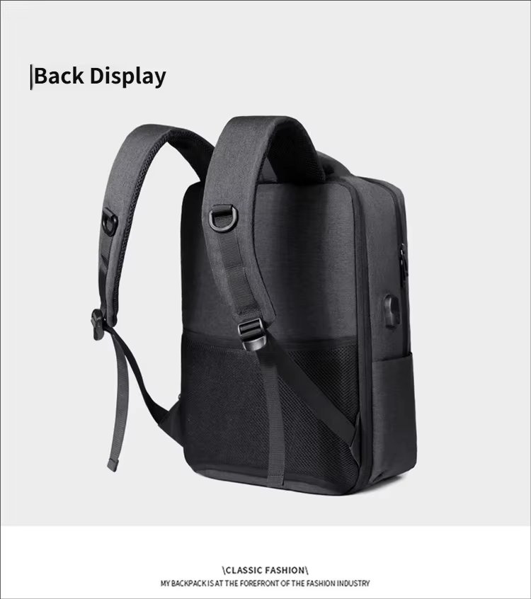 Water-Resistant Expandable Outdoor Business Travel Oxford Laptop Backpack product detail