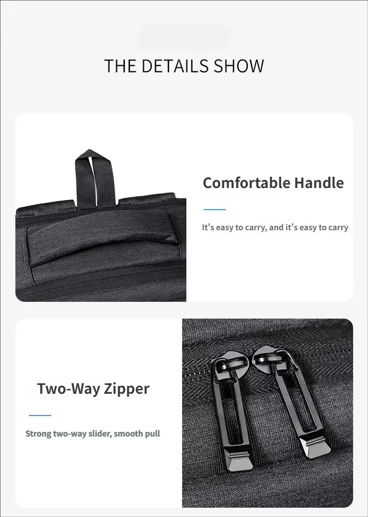 Water-Resistant Expandable Outdoor Business Travel Oxford Laptop Backpack product detail