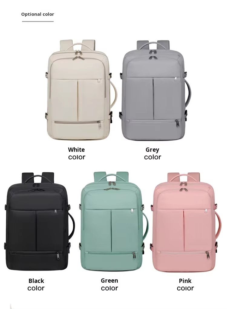Water-Resistant Large Capacity USB Travel School Oxford Laptop Backpack product detail
