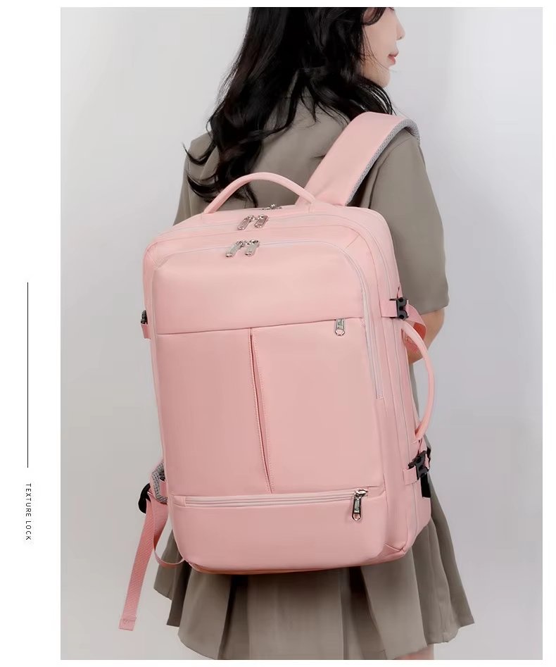 Water-Resistant Large Capacity USB Travel School Oxford Laptop Backpack product detail