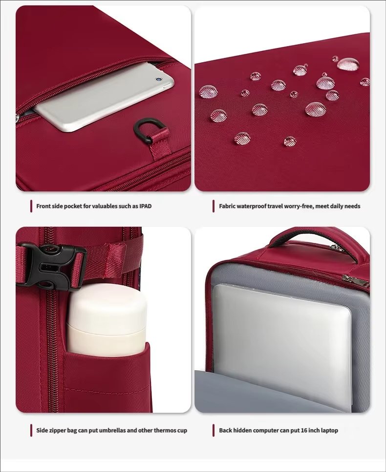 Water-Resistant Large Capacity Expandable Business Travel Oxford Laptop Backpack product detail