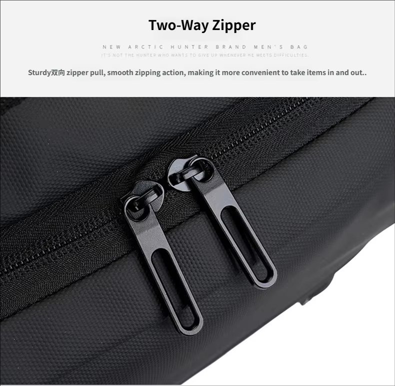 Water-Resistant Large Capacity Expandable USB Business Oxford Laptop Backpack product detail