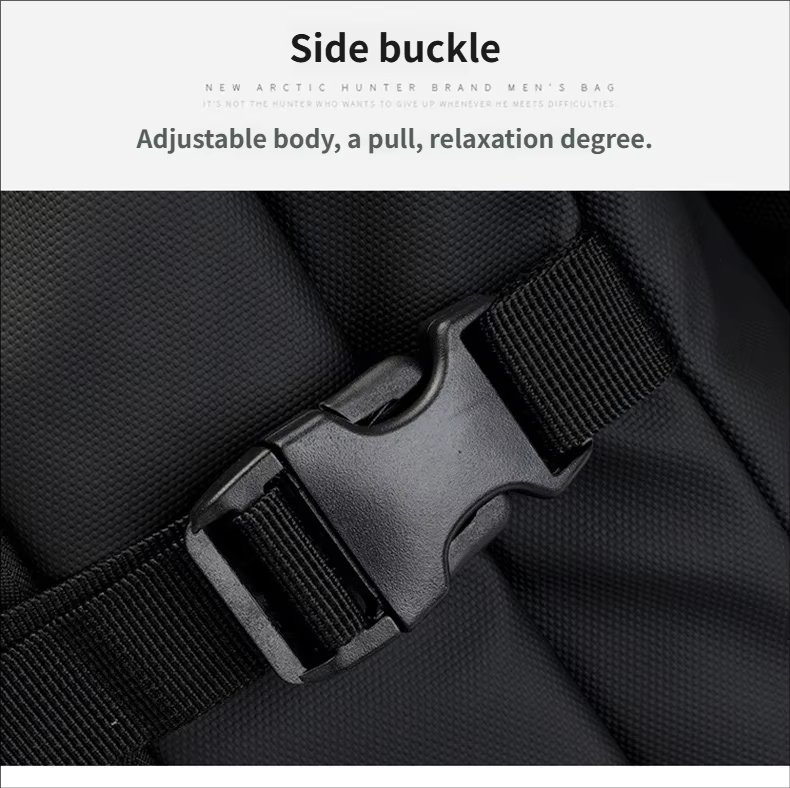 Water-Resistant Large Capacity Expandable USB Business Oxford Laptop Backpack product detail