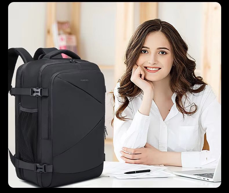 Water-Resistant Large Capacity Expandable Business Travel Oxford Laptop Backpack product detail