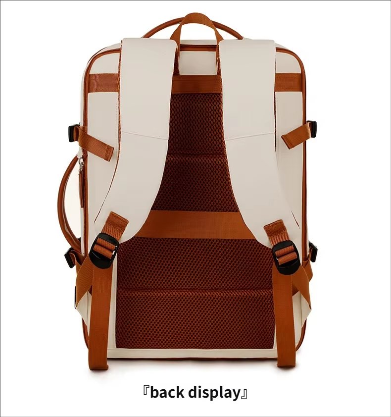 Water-Resistant Large Capacity Expandable USB Business Oxford Laptop Backpack product detail