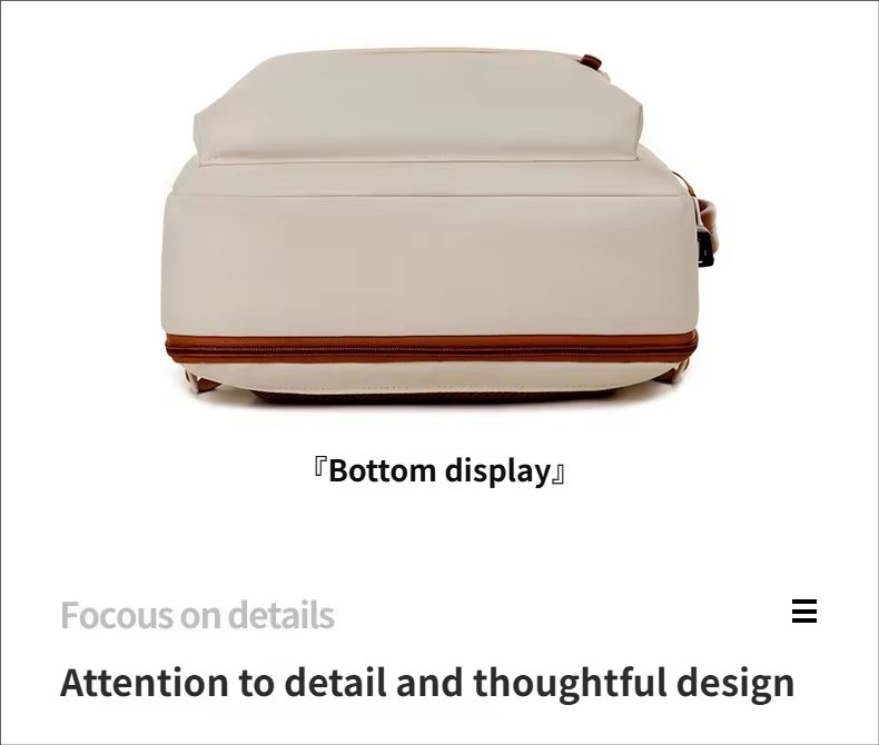 Water-Resistant Large Capacity Expandable USB Business Oxford Laptop Backpack product detail