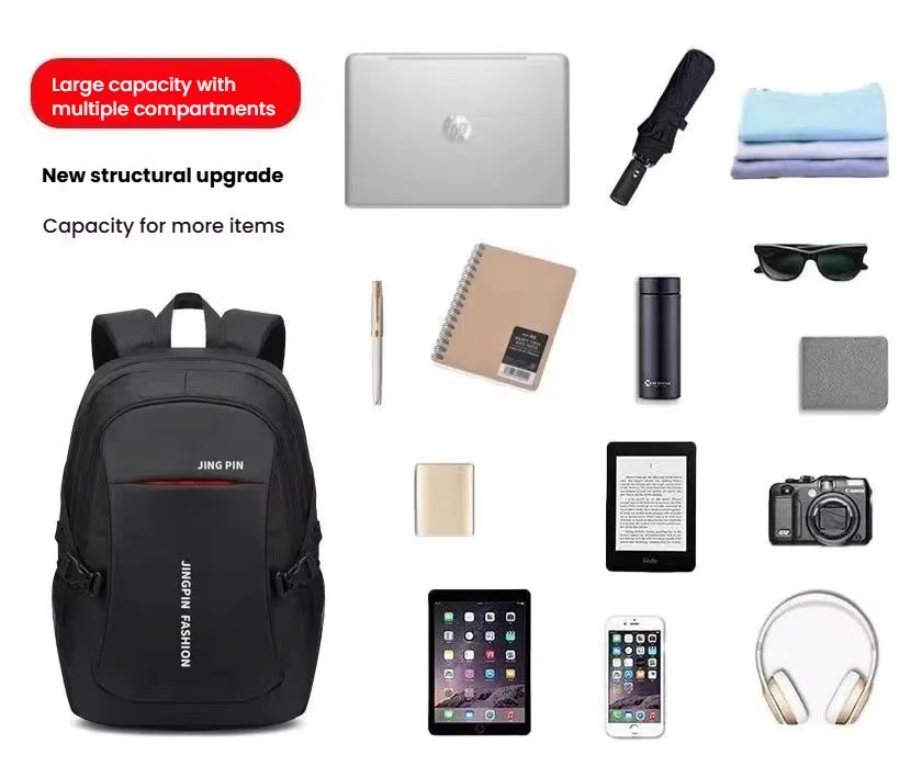 Anti-Theft Water-Resistant Large Capacity USB Travel Oxford Laptop Backpack product detail
