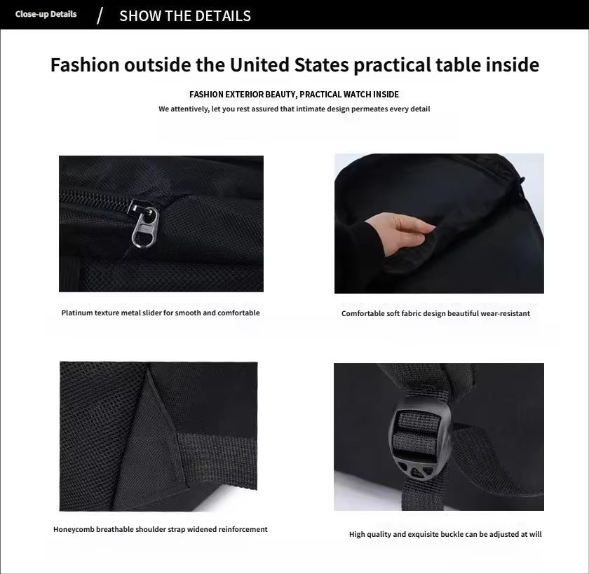 Anti-Theft Water-Resistant Large Capacity USB Travel Oxford Laptop Backpack product detail