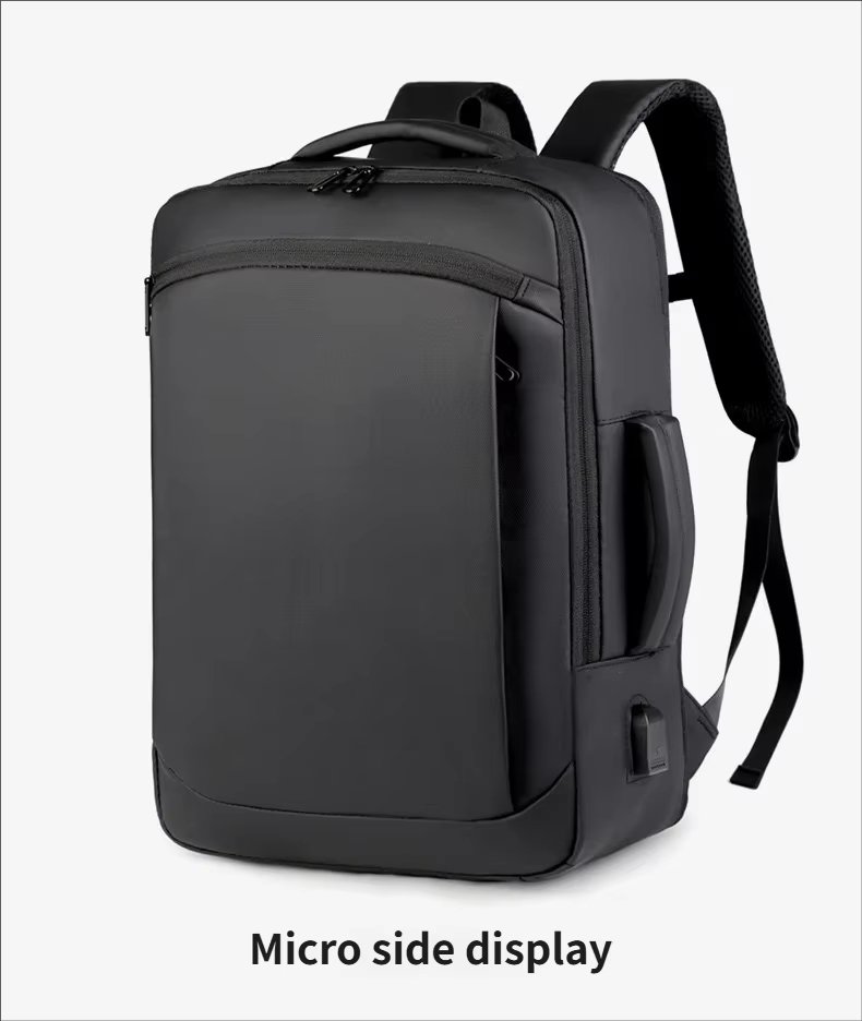 Water-Resistant Large Capacity USB Business Travel Oxford Laptop Backpack product detail