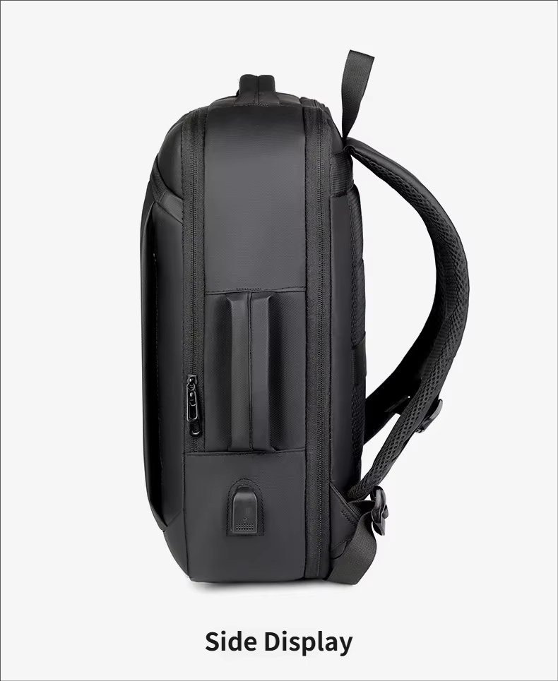 Water-Resistant Large Capacity USB Business Travel Oxford Laptop Backpack product detail