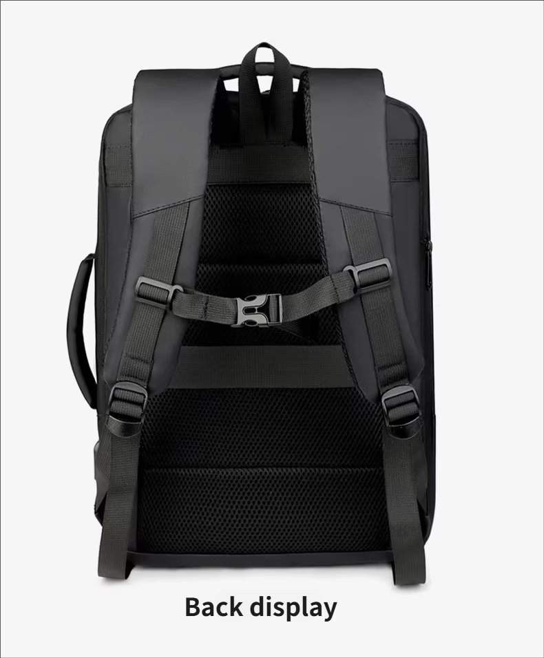 Water-Resistant Large Capacity USB Business Travel Oxford Laptop Backpack product detail