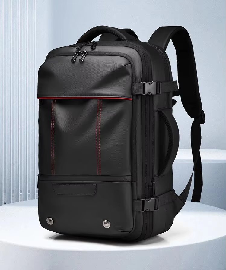 Water-Resistant Large Capacity Expandable USB Business Oxford Laptop Backpack product detail