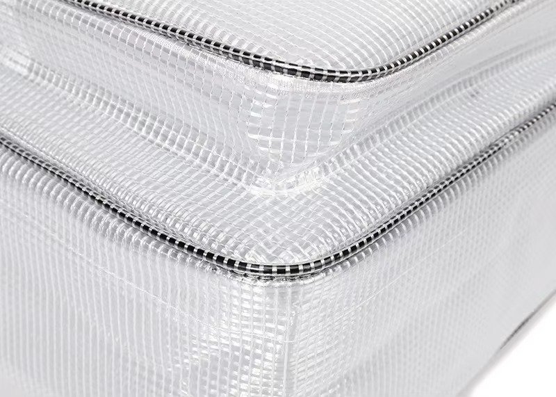 Large Capacity Waterproof PVC Clear Jelly Transparent Plastic Backpack Portable Shopping Bag Kids Children School Bags detail image