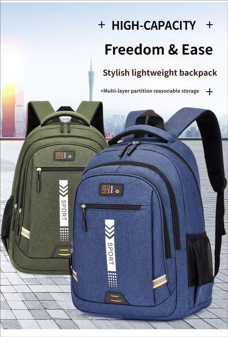 Water-Resistant Large Capacity Travel School Oxford Laptop Backpack product detail