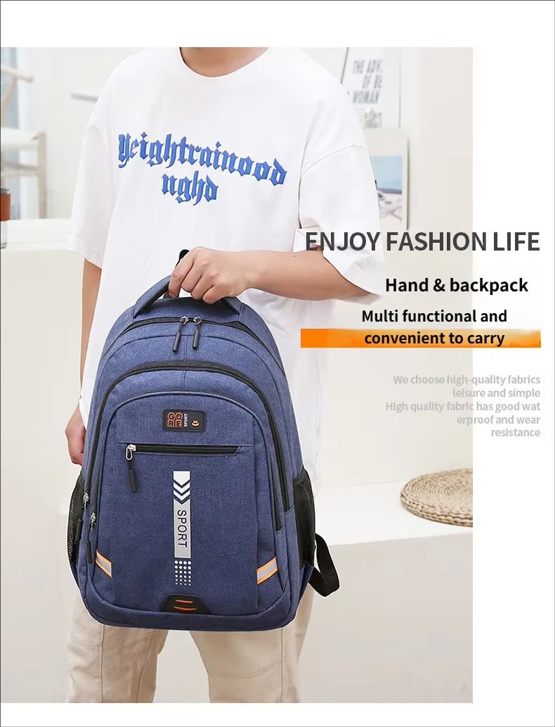 Water-Resistant Large Capacity Travel School Oxford Laptop Backpack product detail