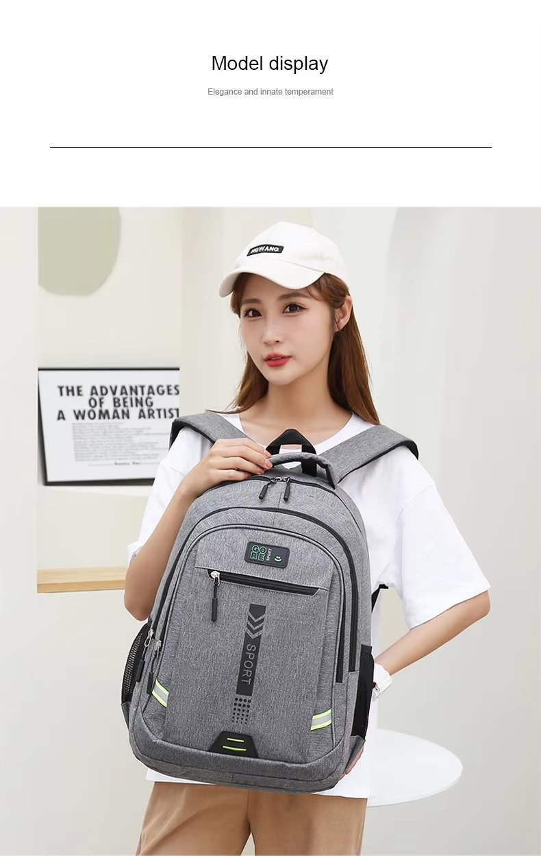 Water-Resistant Large Capacity Travel School Oxford Laptop Backpack product detail