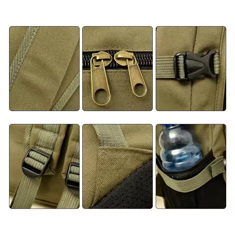 Large Capacity Modern Outdoor Travel School Canvas Backpack product detail
