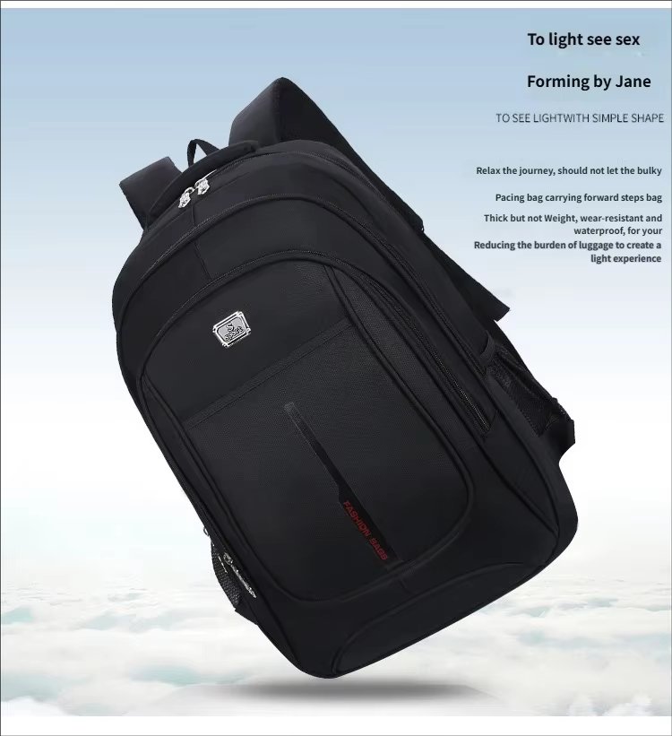 Water-Resistant Large Capacity Business Travel School Oxford Laptop Backpack product detail
