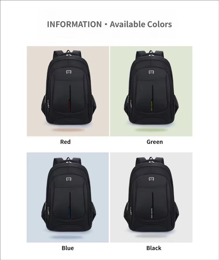 Water-Resistant Large Capacity Business Travel School Oxford Laptop Backpack product detail