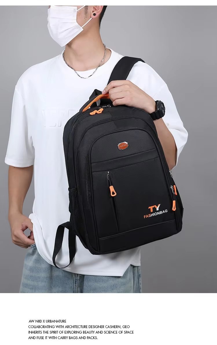 Water-Resistant Large Capacity Business Travel School Oxford Laptop Backpack product detail