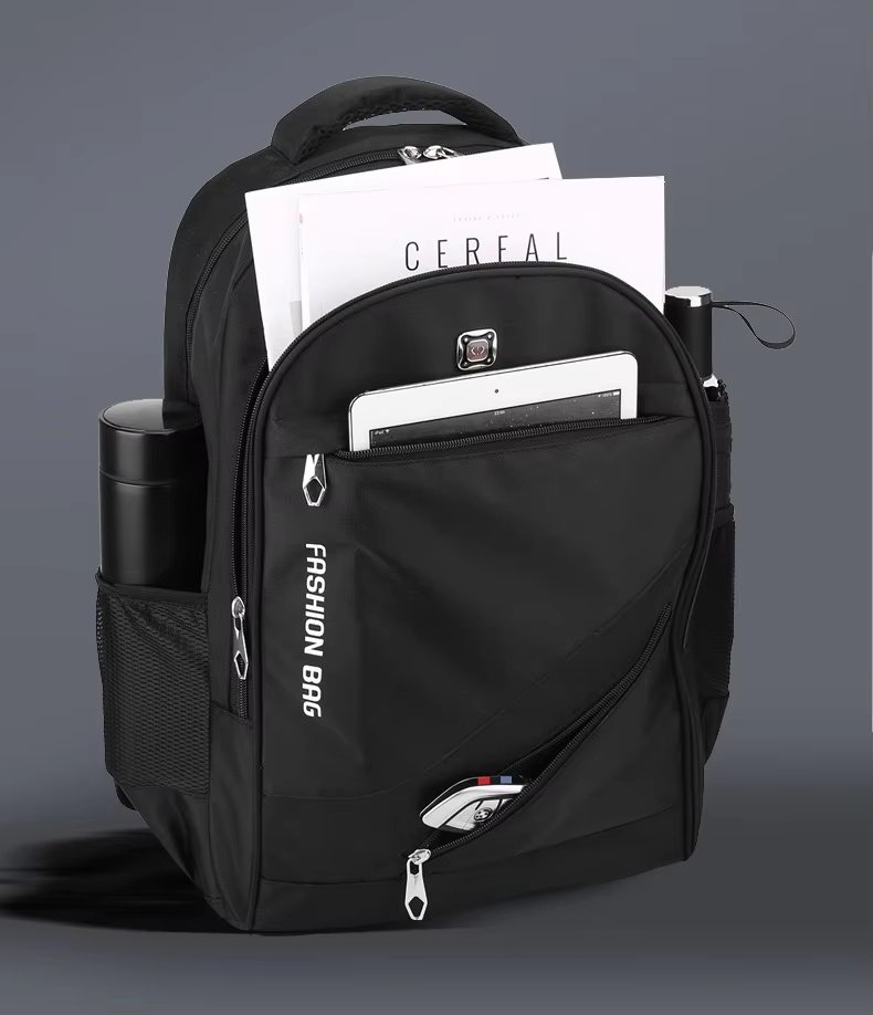 Water-Resistant Large Capacity Outdoor Travel School Nylon Laptop Backpack product detail