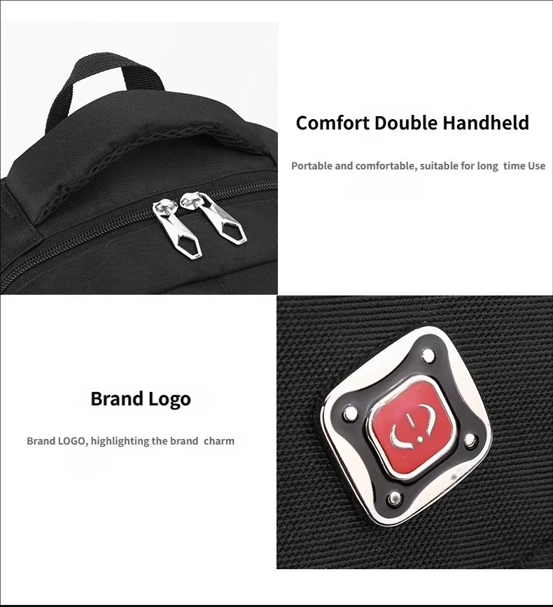 Water-Resistant Large Capacity Outdoor Travel School Nylon Laptop Backpack product detail